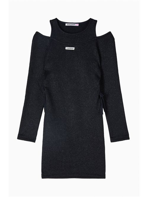 Abito nero con logo PATRIZIA PEPE | 7A0565K471